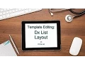 Template Editing Diagnosis Checklist - Layout