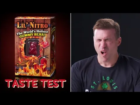 The Worldu2019s Spiciest Gummy Bear Taste Test!