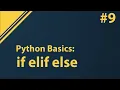 Python Tutorial if elif else Statement