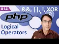 PHP Logical Operators Logical operators in PHP PHP tutorial lesson - 14