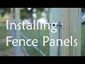 Building a Fence Part 2 - Hogwire Panels