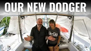Sailboat dodger revealed! + Sailing Sumatra! – Ep 127