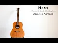 Mumford Sons Ft Chris Stapleton - Here Acoustic Karaoke