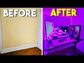 Transforming My EMPTY Room To My Dream Setup Room