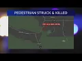 Pedestrian struck on Hwy 166
