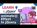 jQuery Animate Effect Tutorial jQuery animate Method Example