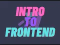 Episode 1 Introduction to Frontend Development