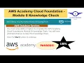 AWS Academy Cloud Foundation - Module 8 Knowledge Check AWS Database Services Questions Answers