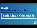 KTU CSL204 Operating Systems Lab - Basic Linux Commands