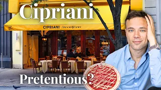 Eating at Cipriani Downtown PRETENTIOUS Celebrity Hot Spot
