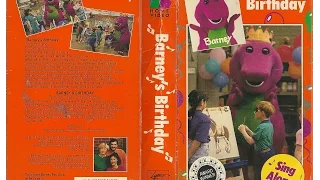 Barney s Birt ay VHS 1992