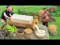 Lagu CEO Harvesting 2000+ Giant Stone Snails \u0026 Makes a MASSIVE Tofu Block for a Rare Village Feast