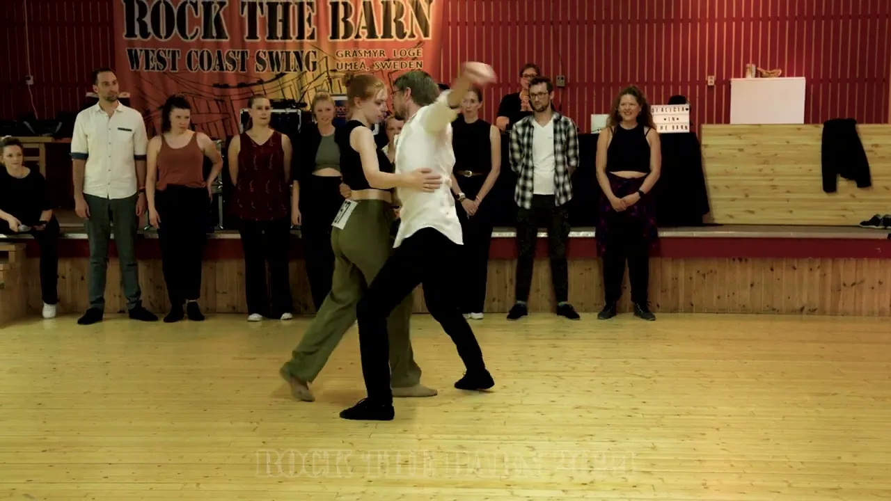 Andreas Zetterström & Sofie Peilitz - 4th place Intermediate Jack&Jill Finals - Rock The Barn 2024