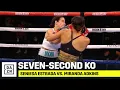 WOW Seniesa Estrada KOs Miranda Adkins In SEVEN Seconds