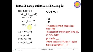 Data Encapsulation Abstraction and Hiding in Python
