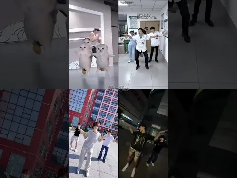 Cool (Remix) Dance Trend Tiktok | 三只小猫手势舞 #shorts