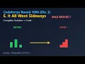 Codeforces Round 1096 Div 3 - E It All Went Sideways Complete Solution Code