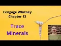 Cengage Whitney Nutrition Chapter 13 Lecture Trace Minerals