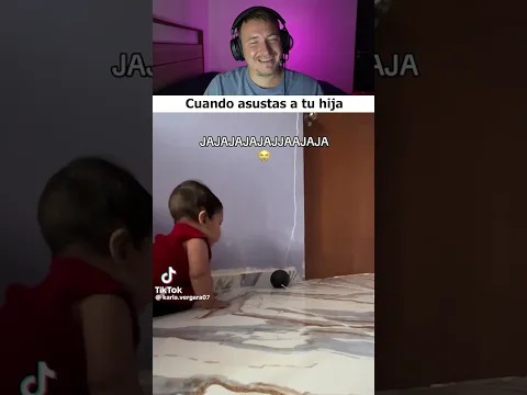 Cuando asustas a tu hija #humor #humormexicano #memesmexicanos