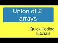 Union of 2 Arrays Coding Interview Questions OhMyCode