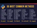 55 most common string methods in Python