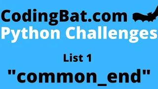 CodingBat common - end answer
