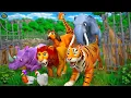 The Great Zoo Escape Forest Wild Animals vs Gorilla Trap Animal Revolt Funny Animals