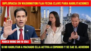 RUBIO DIO 10 DÍAS: SI NO HABILITAN A MACHADO ELLA ACTIVA A EDMUNDO Y SE CAE EL ACUERDO