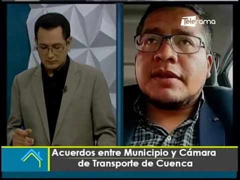 Acuerdos entre Municipio y Cámara de transporte de Cuenca