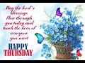 Happy Thursday 7 Beautiful Blessings to Brighten Your Day