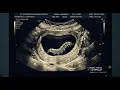 Caterpillar inside stomach with ultrasound scan - Can use for pranking
