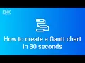 How to create a JavaScript Gantt chart in 30 seconds with DHTMLX