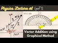 Physics Problem Vector Addition using Graphical Method 3 Vectors
