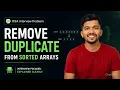 Amazon Asked This Question - Remove Duplicates Interview Style LeetCode 26