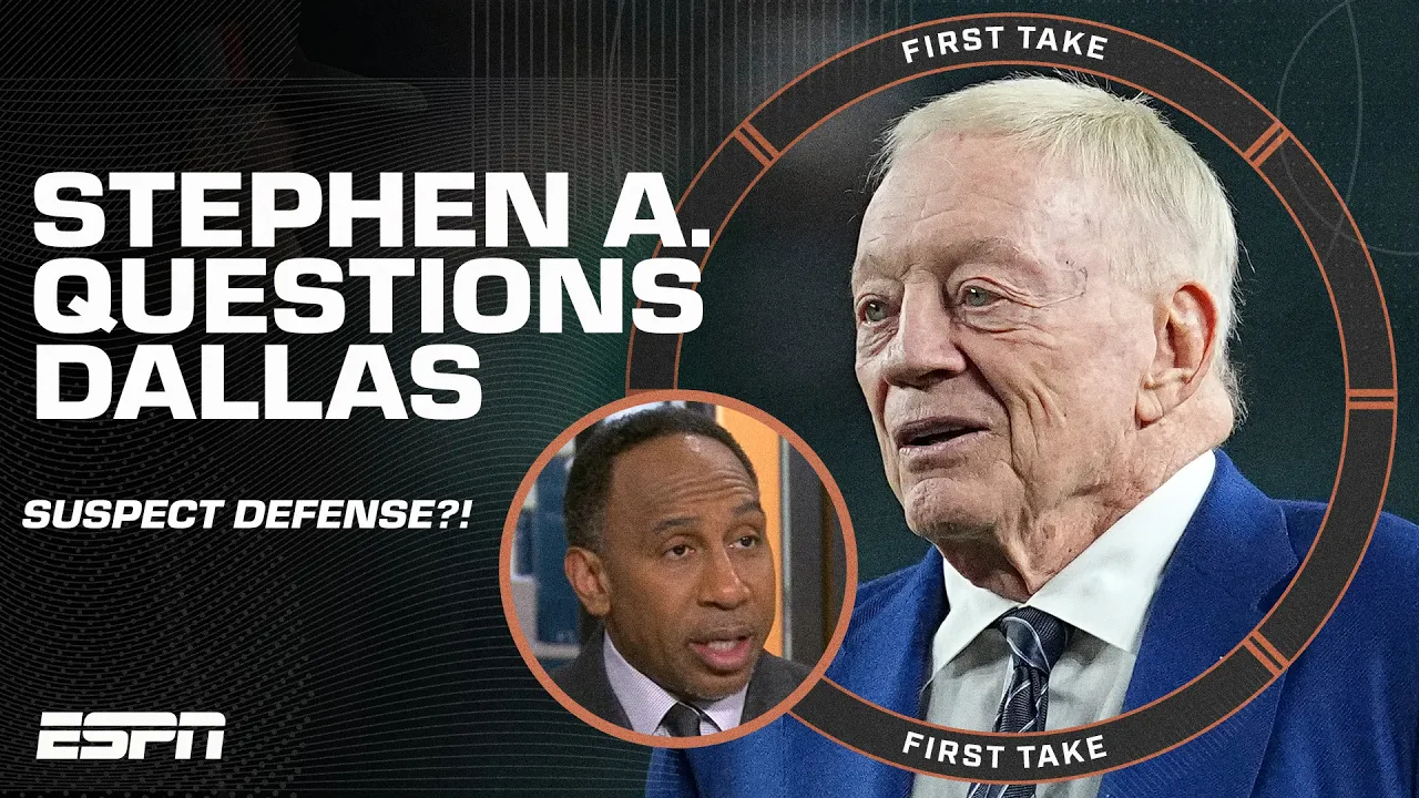 Stephen A. wonders if the Cowboys' defense can GET AVERAGE 😳 | First Take