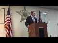 Rep Mark Walker at Alamance County Sheriff s Department Press Conference on DOJ Settlement