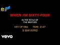 Beatles - When I'm Sixty(Karaoke)