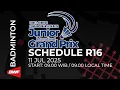 Download Lagu JADWAL LENGKAP R16 BWF YONEX SUNRISE PEMBANGUNAN JAYA RAYA JIGP 2025 - DAY 4 ALL COURT #BWFJUNIOR