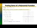 Graphing Polynomial Functions using Transformations