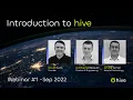 Introduction to Hive Webinar