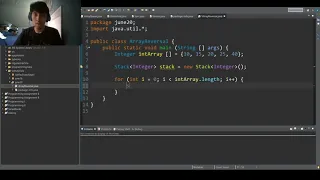 How to Reverse an Array with a Stack - Java Programming Tutorial