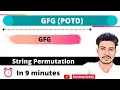 String Permutation GFG POTD