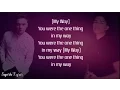 Download Lagu Alex Aiono x Conor Maynard : Don't Wanna Know/ My Way - Lyrics