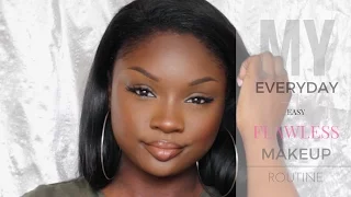 GRWM: My Flawless Everyday Foundation Routine, Tips for Brown/Darkskin Women| MELACHILD