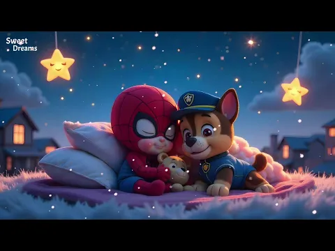 3 HOURS Spider-Man & Paw Patrol Chase Lullaby