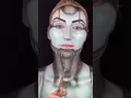 Alien tech robot makeup look beauty body art robot facepaint tutorial
