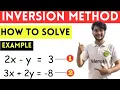 how to solve inversion method 2 by 2 - Matrix Inversion Method