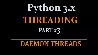 Python Multi-Threading Tutorial Threading Beginners Tutorials - part3