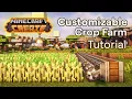 Fully Expandable and Customizable Create Gantry Crop Farm Tutorial Minecraft Create Mod 1 20