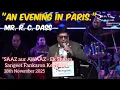 Lagu An Evening In Paris - Title Track | Live Cover by R.C. Dass | Mohd. Rafi Tribute